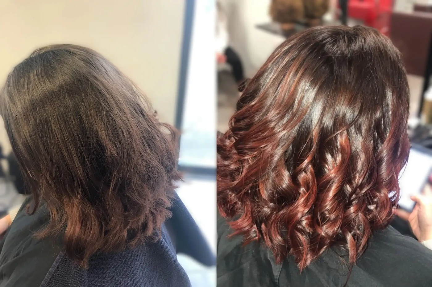 avant-après balayage