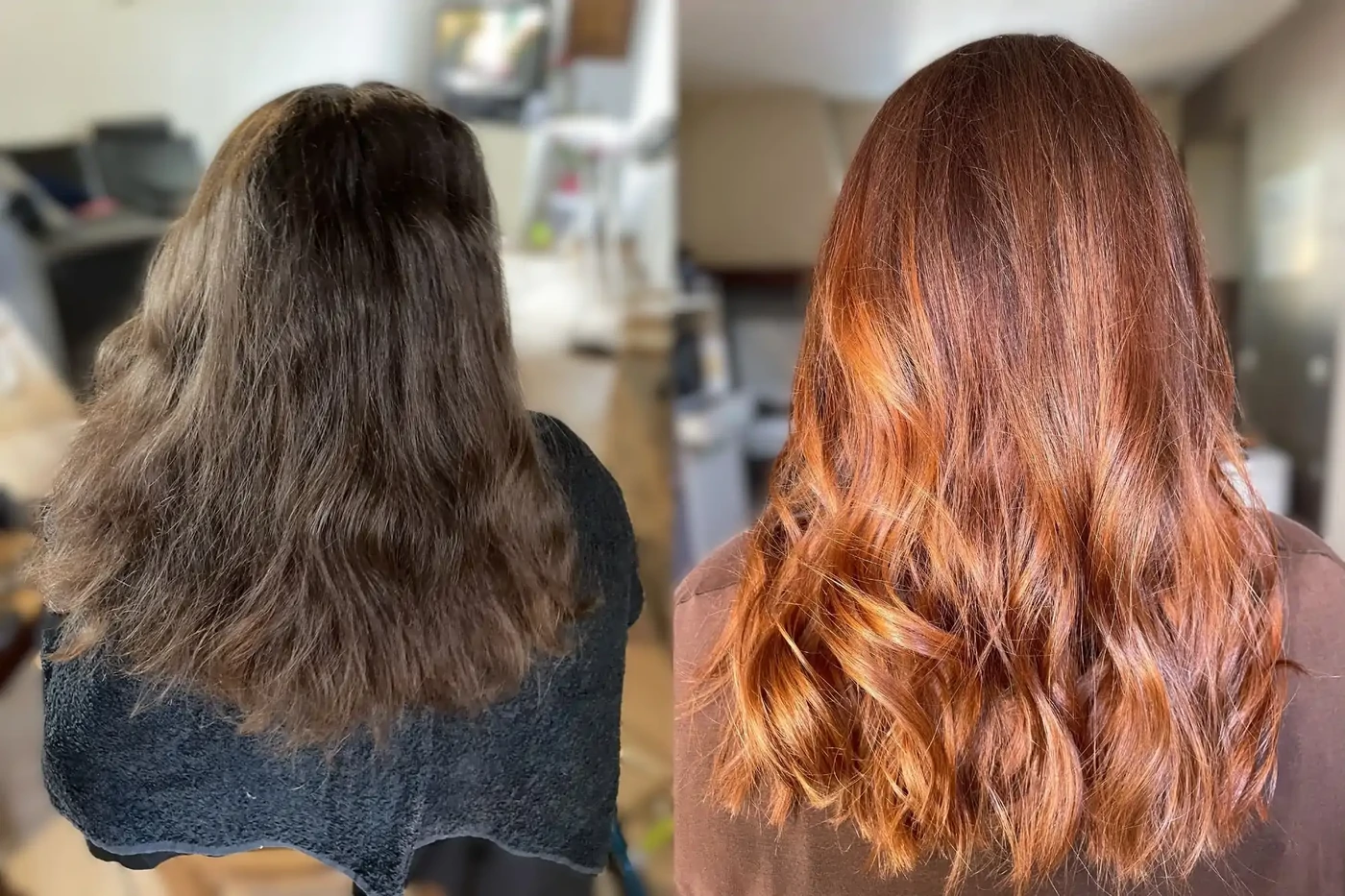 avant-après coloration