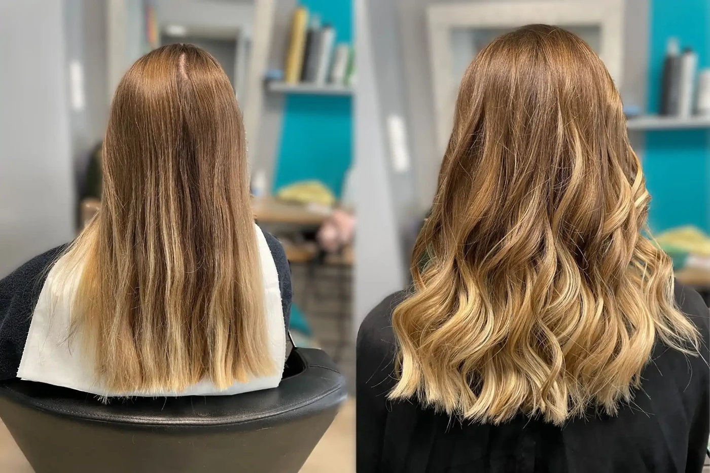 avant-après balayage