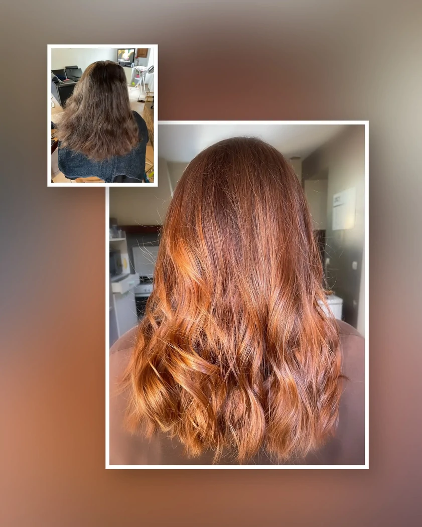 Balayage + couleur